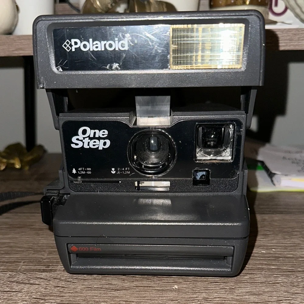 Polaroid Black Instant Film Camera Classic Design